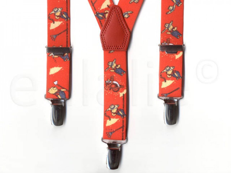 kinderbretel Disney Winnie de Pooh rood
