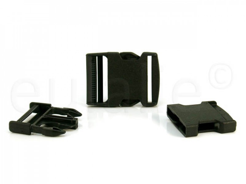klikgespen extra sterk 5 cm zwart