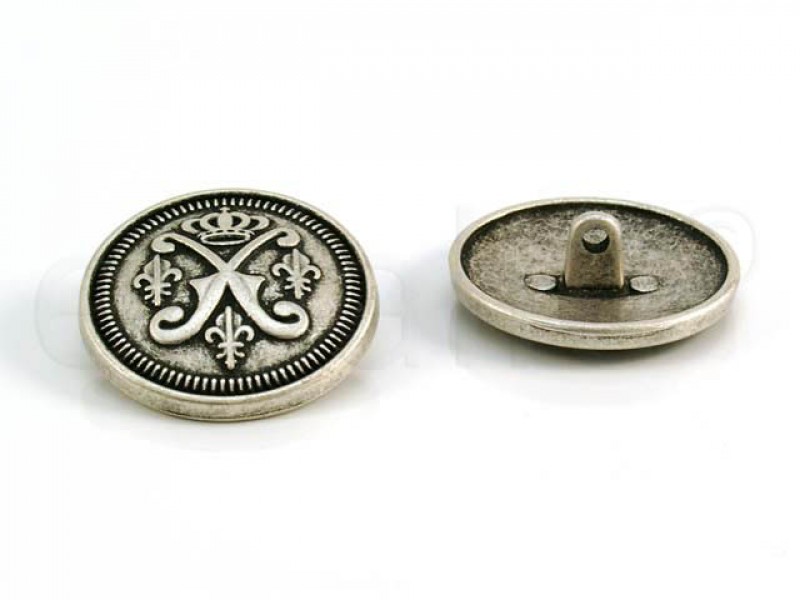 knoop wapen zilver 2.8cm