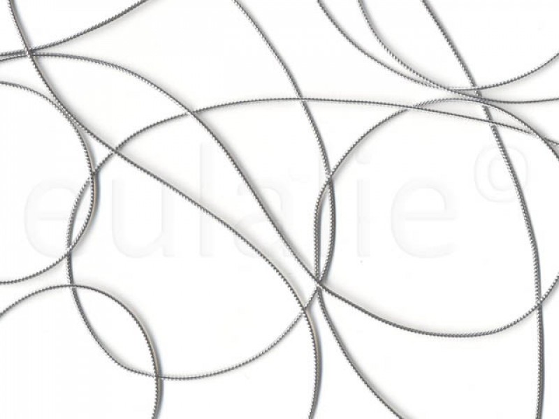 koord metallic zilver (10 meter)