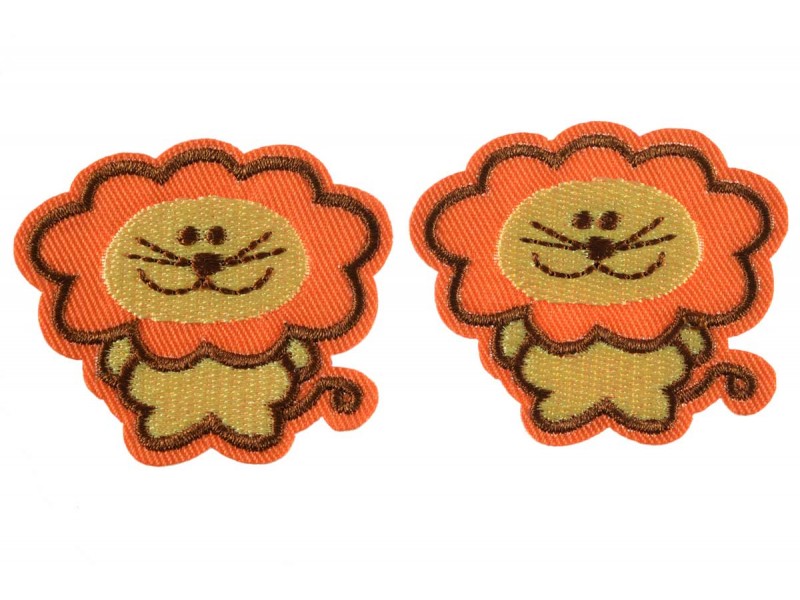 Loekie de leeuw patch 2 stuks