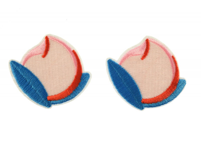 Lychee vrucht patch set 2 stuks