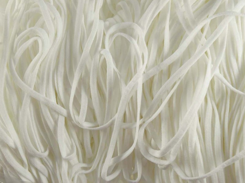 mondkapjes elastiek 5 mm wit 1000 meter nylon spandex