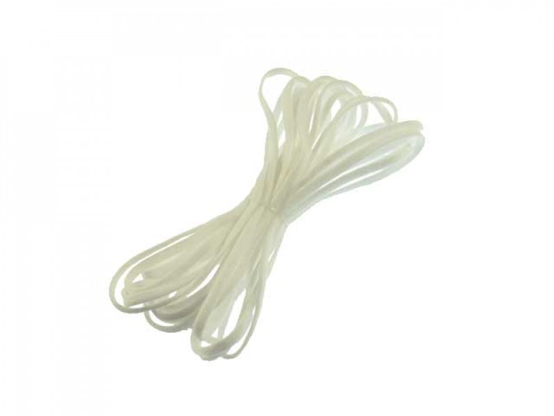 mondkapjes elastiek 5 mm wit 5 meter nylon-spandex
