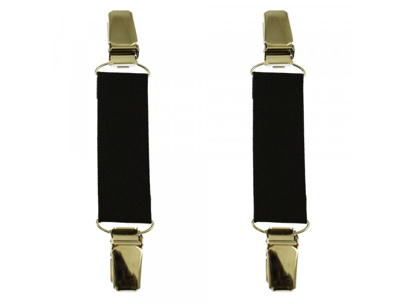 mouwophouders zwart zilver clips