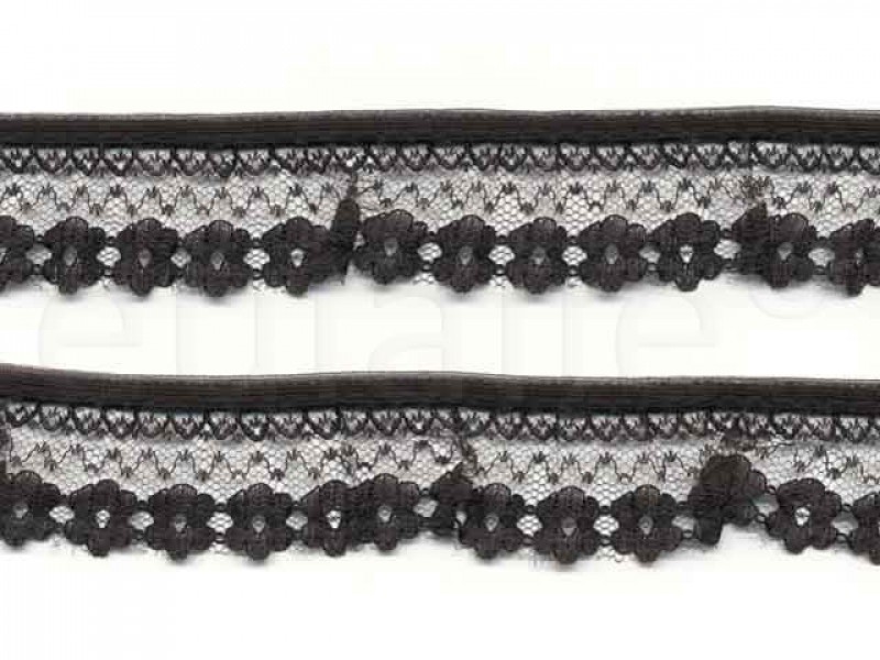 nylon kant zwart