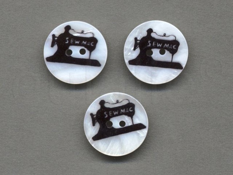 parelmoer knoop naaimachine 2.2 cm