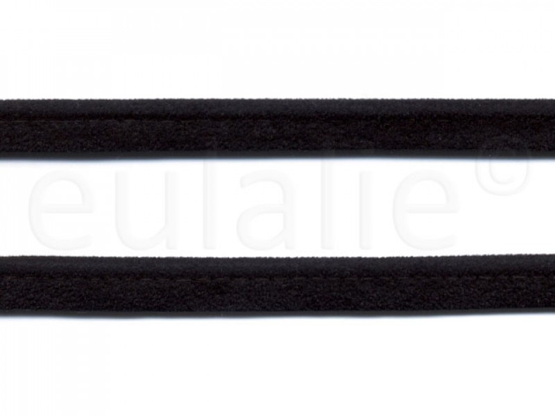 paspelband suede donkerblauw