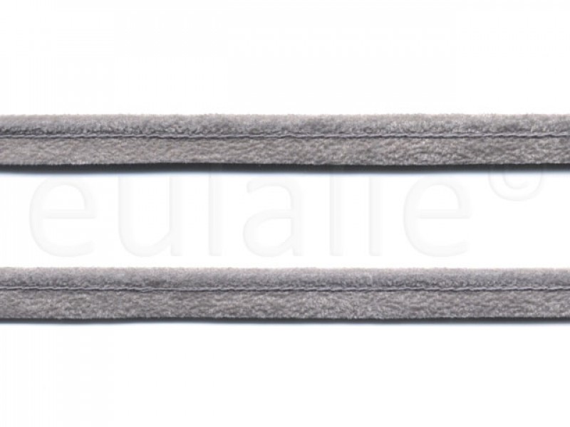 paspelband suede grijs