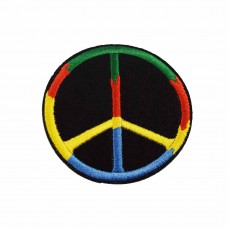 peace patch regenboog