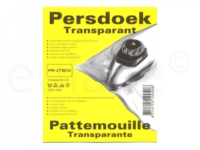 persdoek transparant