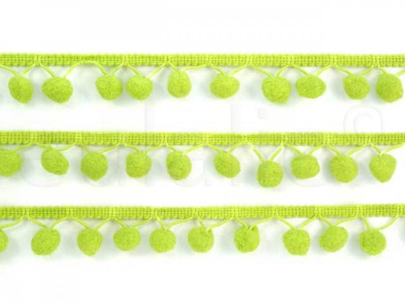 pom-pom band lime