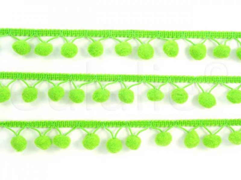 pom-pom band neon groen