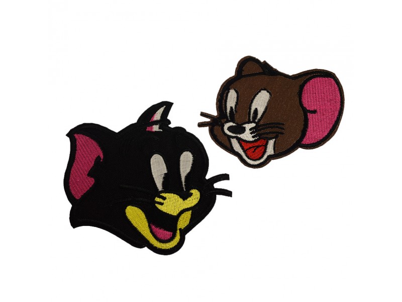 pop art stripfiguren patch set
