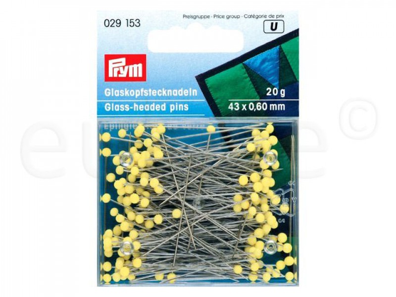 Prym glaskopspelden extra lang 029153