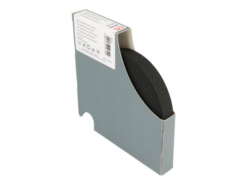 band elastiek zacht 15mm zwart 10m Prym