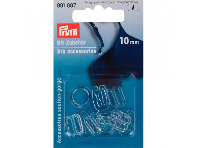 BH accessoire set 10 mm transparant