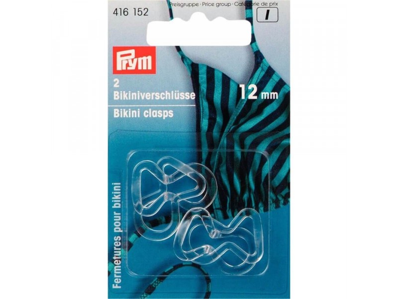 Prym bikinisluiting 12mm transparant lus