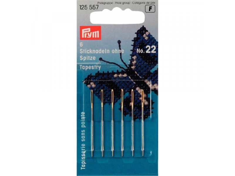 Prym borduurnaalden zonder punt nr. 22