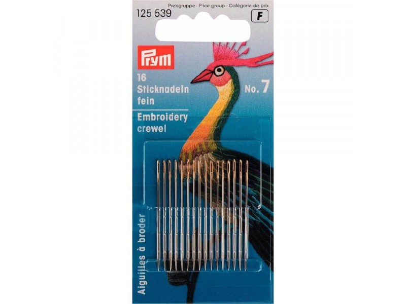 Prym crewel naalden 0.70x35mm 16 stuks