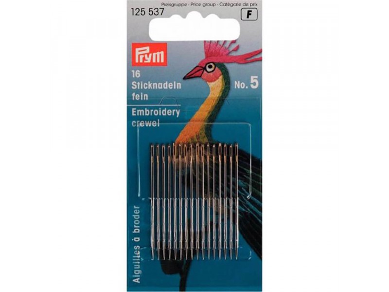Prym crewel naalden 0.80x35mm 16 stuks