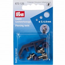 Prym ponsstempels voor Vario druktang 3, 4 en 8mm