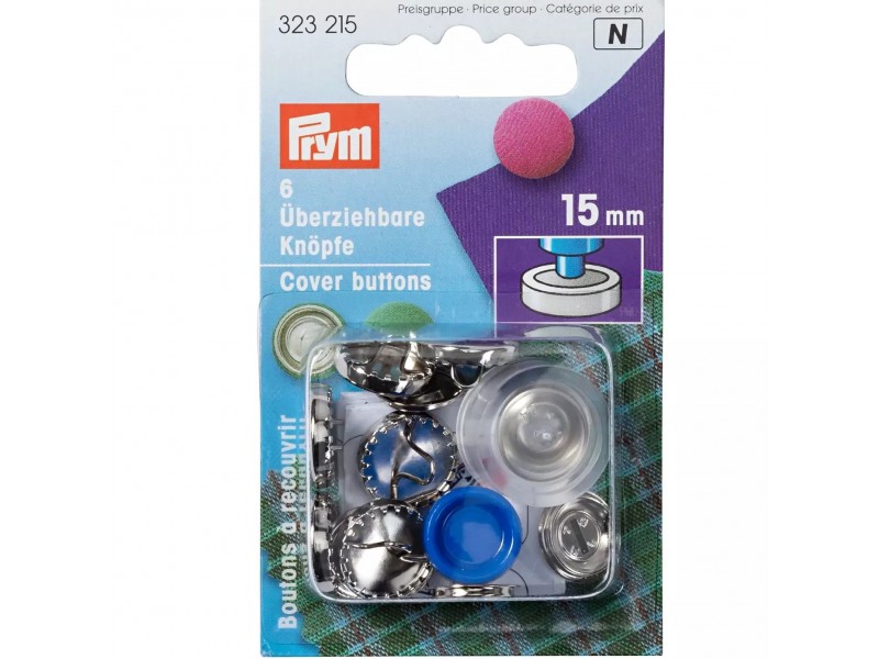 Prym stofknopen met matrijs 15mm