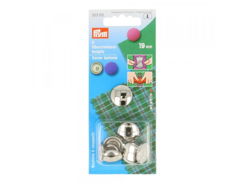 Prym stofknopen zonder matrijs 19 mm