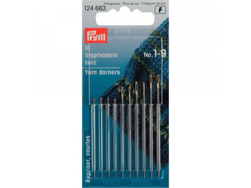 Prym stopnaalden kort staal assortiment nr. 1-9