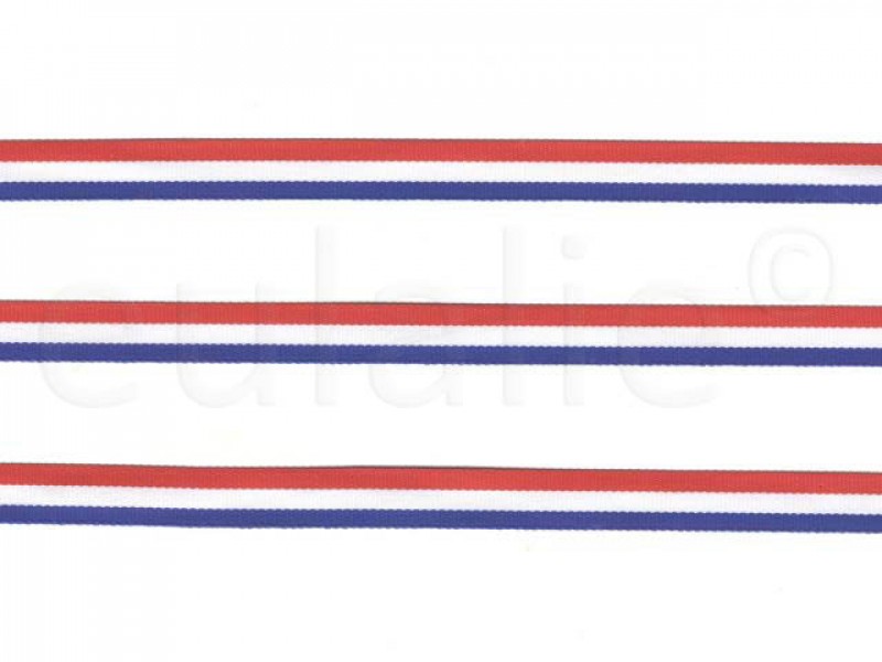 rood wit blauw lint 1 cm