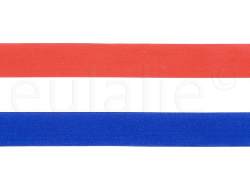 rood wit blauw lint 7 cm