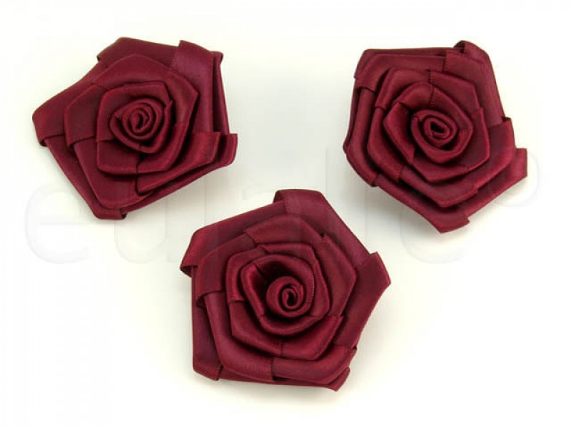 rozen groot bordeaux (3 stuks)