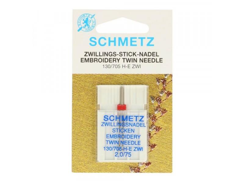 schmetz gold borduur tweeling naald 2/75