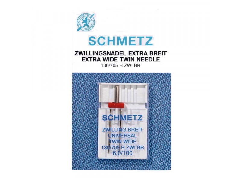 tweelingnaald extra wide Schmetz nr. 6,0/100