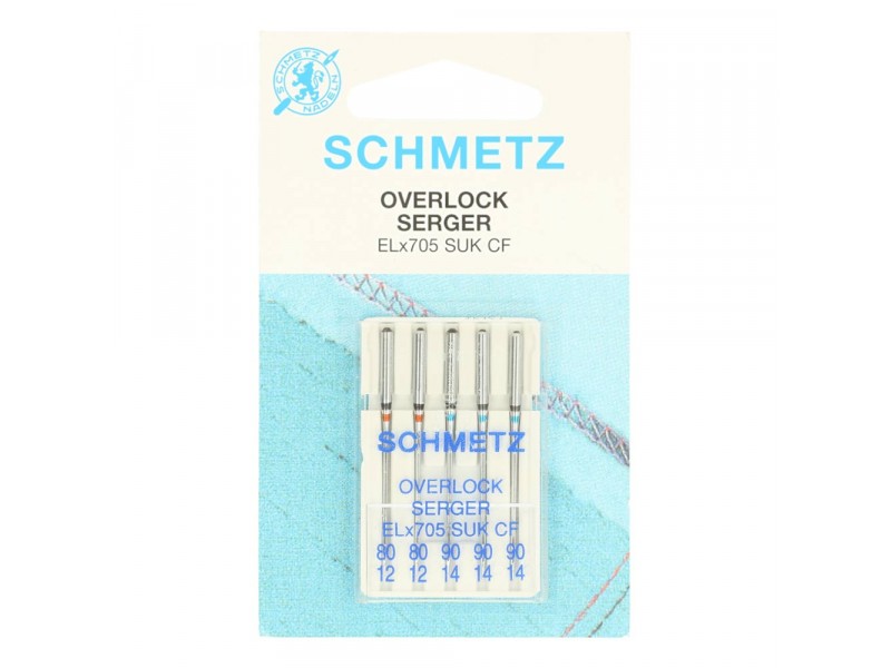 Schmetz overlock naalden nr. 80 en 90