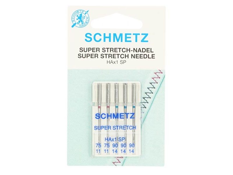 Schmetz super stretch naalden nr. 75 en 90