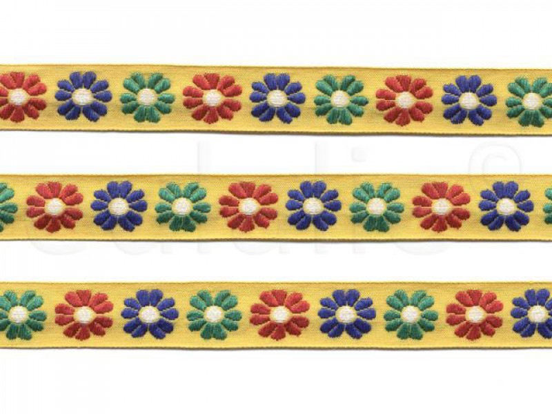sierband bloemen katoen