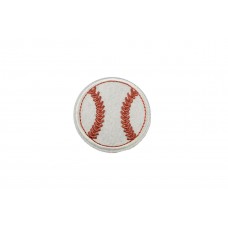 softbal patch op vilt geborduurd