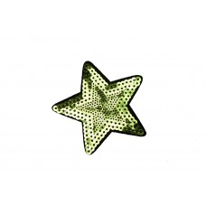 ster applicatie lime pailletten 7,5 cm