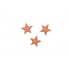 sterren patch set zalm roze 2,5 cm 3 stuks
