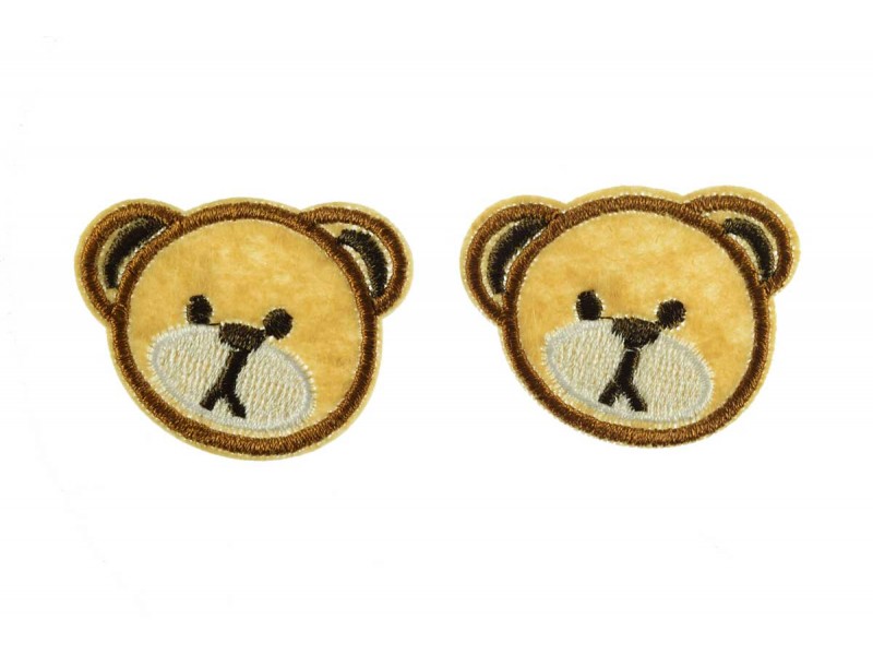 teddy beer patch set