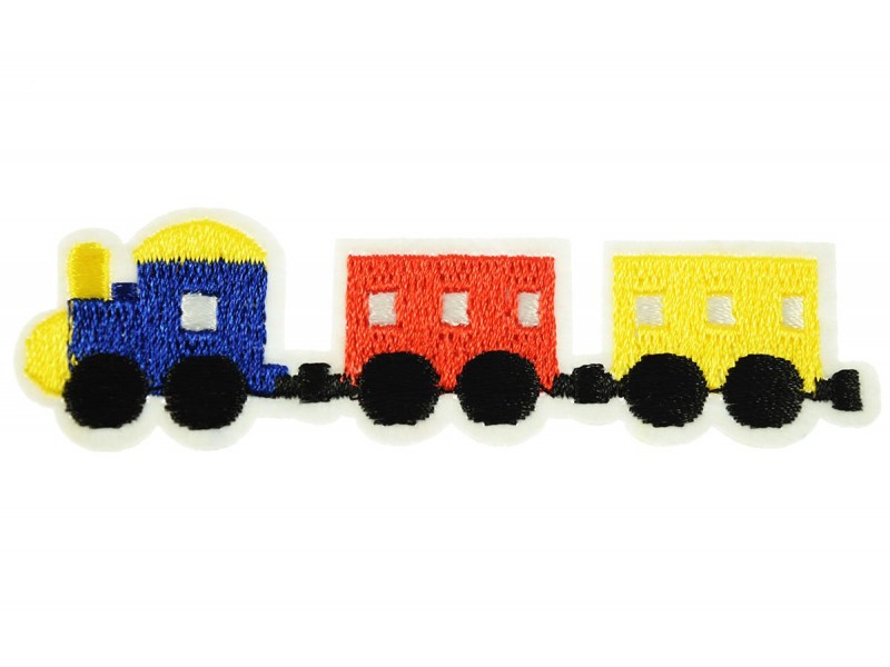trein patch diverse kleuren