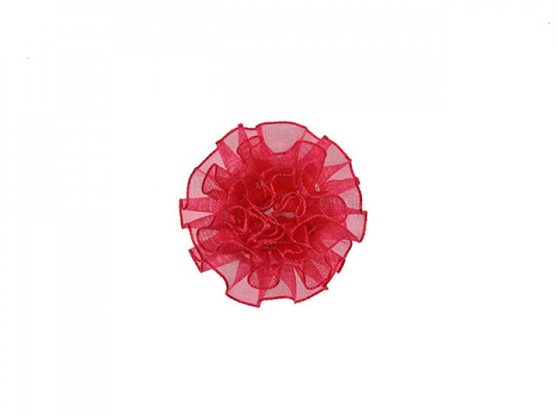 tule corsage fuchsia middelgroot