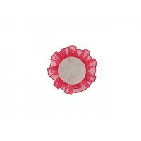 tule corsage fuchsia middelgroot