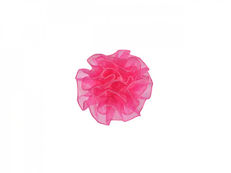 tule corsage roze middelgroot