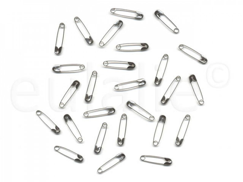 veiligheidspelden 2 cm zilver 50 stuks