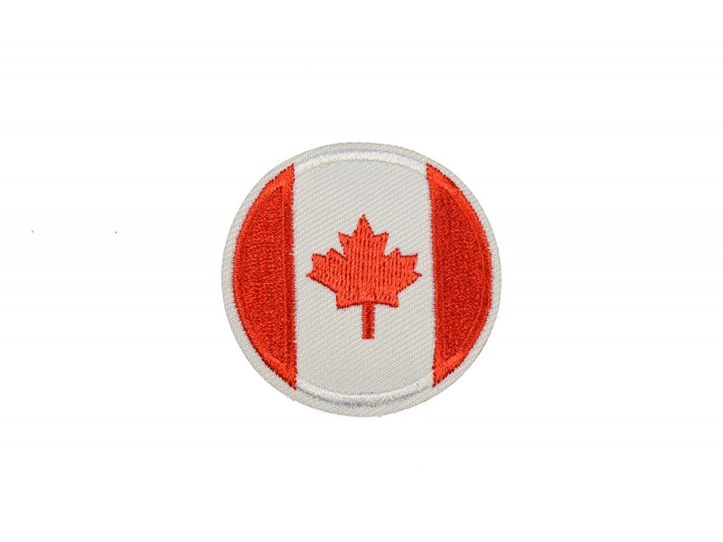 vlag Canada rond 5 cm