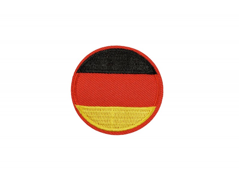 vlag Duitsland rond 5 cm