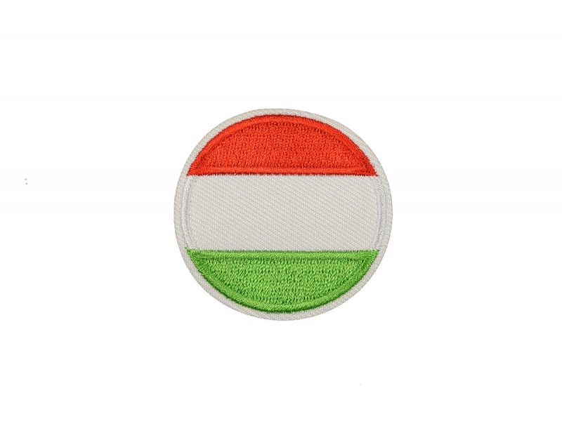 vlag Hongarije rond 5 cm