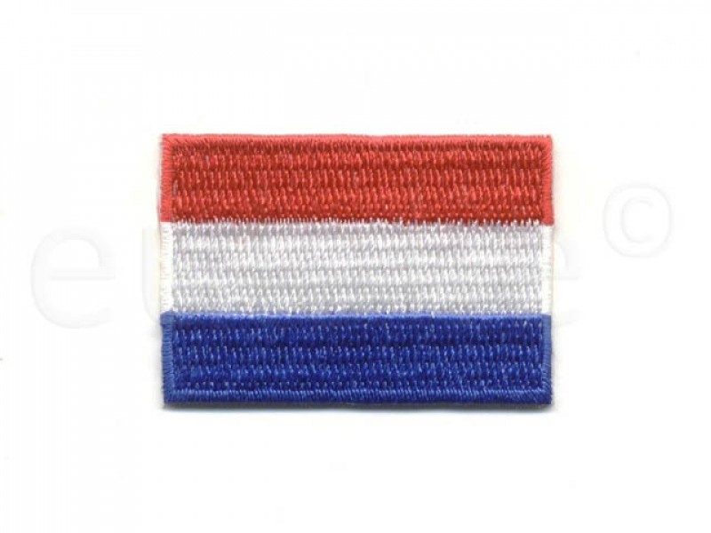 vlag Nederland opstrijkbaar 5 x 3.5 cm